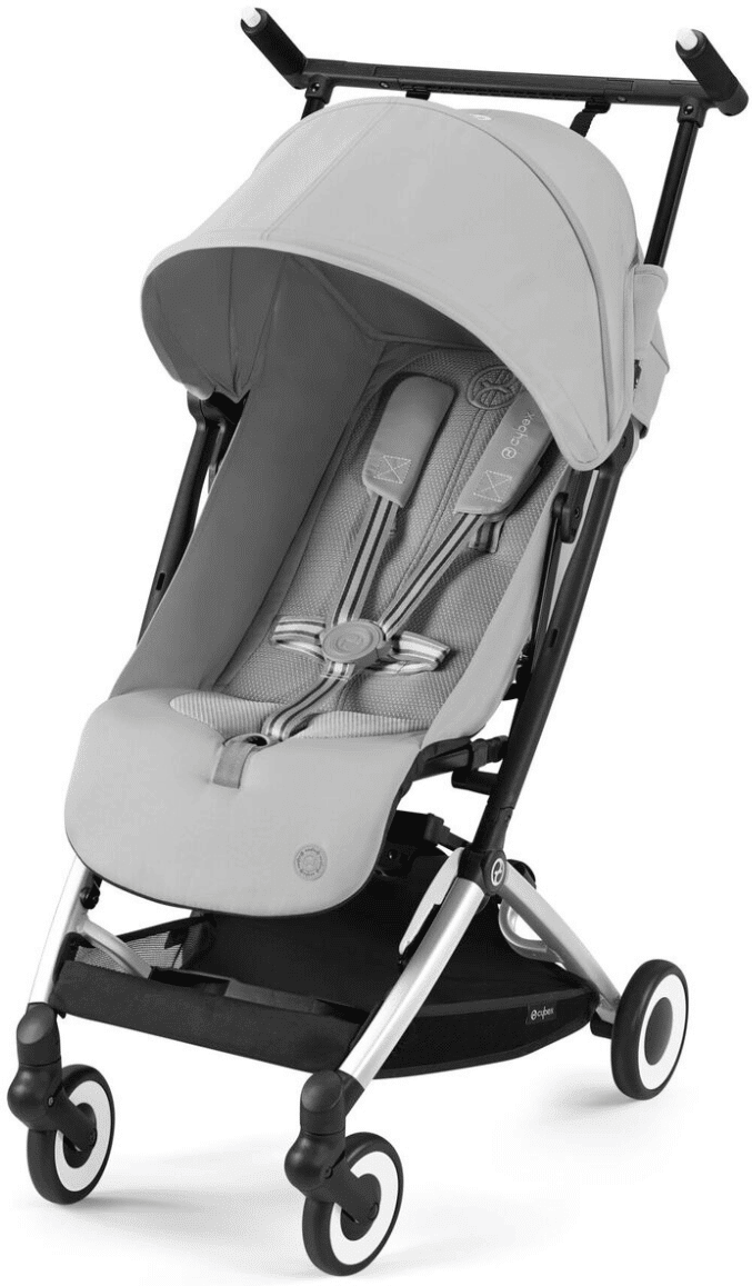 cybex gold passeggino libelle silver frame - fog grey