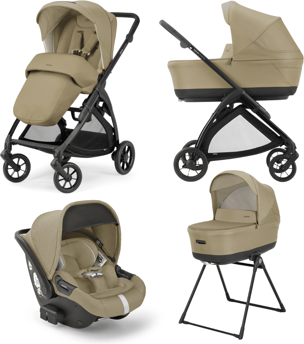 Inglesina System Quattro Electa con Darwin Recline Dumbo Caramel