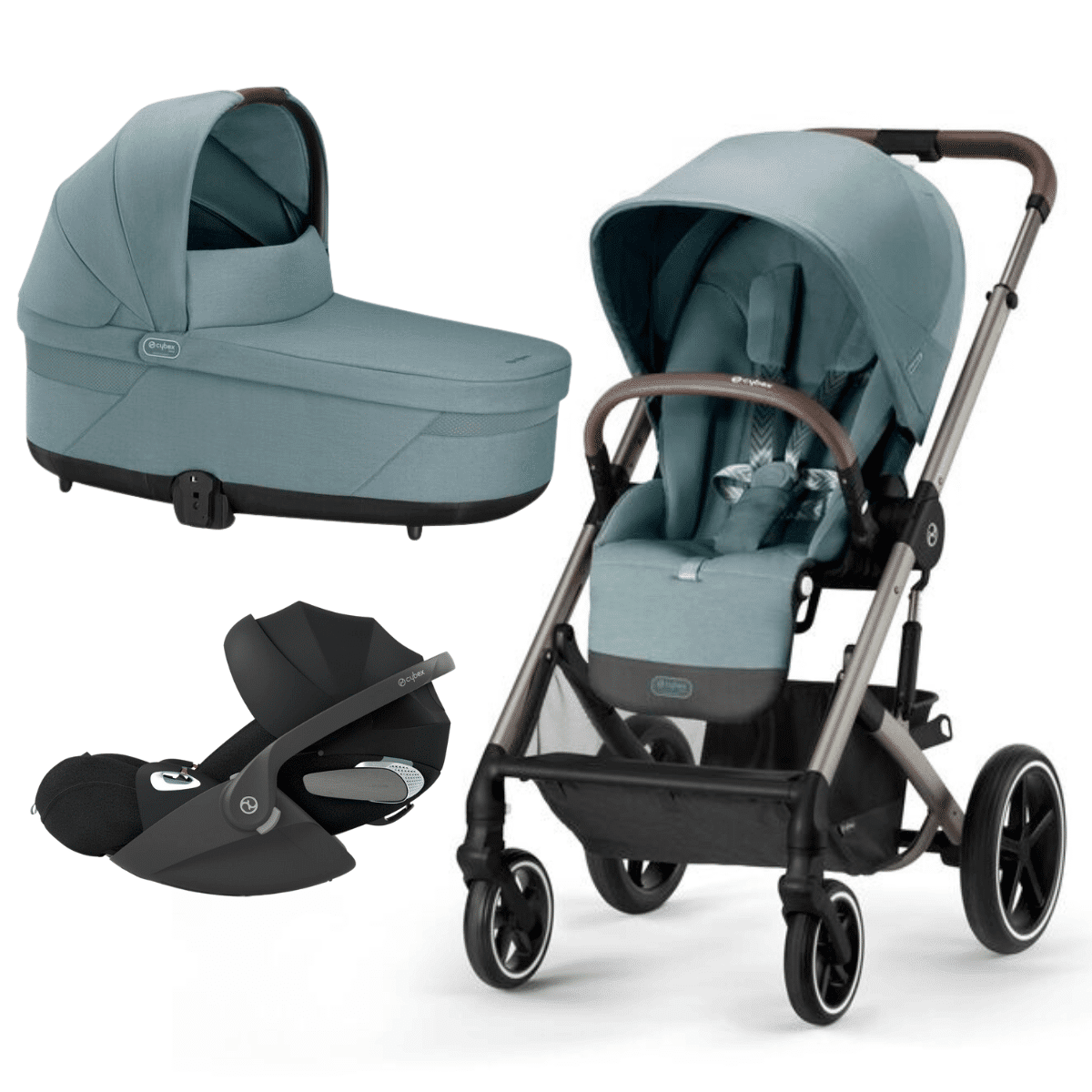 Cybex Gold Trio Balios S Lux con Cloud T i-Size Sky Blue