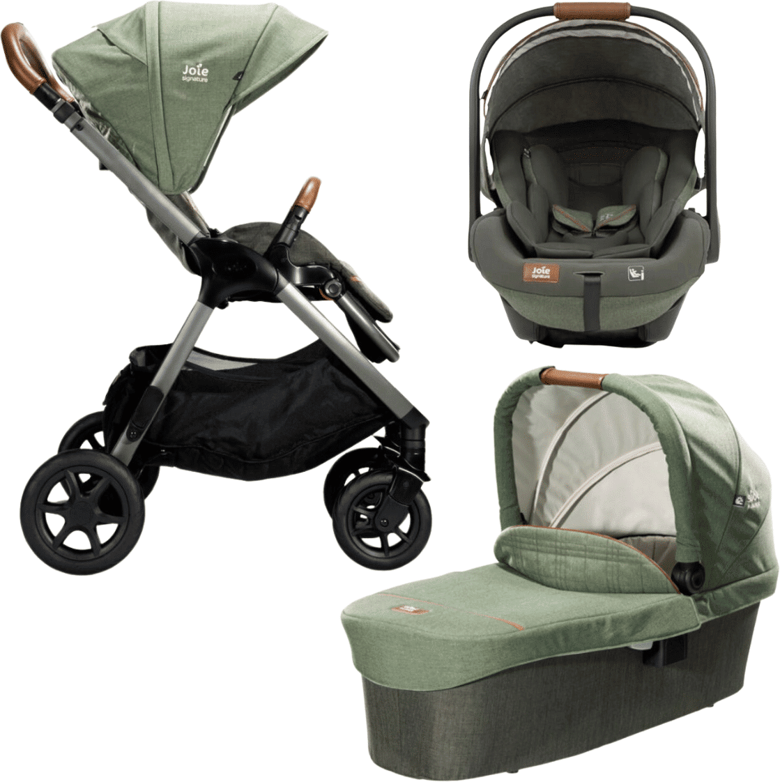 Joie Trio Finiti con Ramble XL e I-Jemini Pine