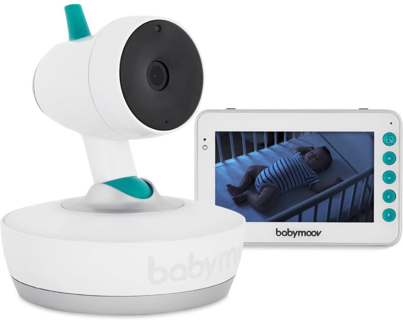 babymoov babyphone video motorizzato yoo-moov portata 300m