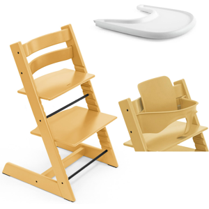 Stokke Promo Tripp Trapp e Vassoio con Baby Set Sunflower Yellow - White