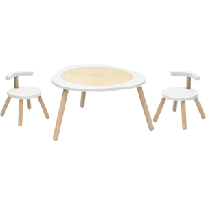 Stokke MuTable V2 Kit Due Sedie e Tavolo White