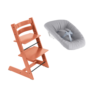 Stokke Promo Tripp Trapp con Newborn Set Terracotta