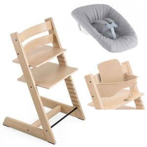 Stokke Promo Tripp Trapp e Newborn con Baby Set Natural