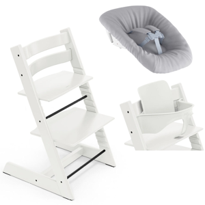 Stokke Promo Tripp Trapp e Newborn con Baby Set White