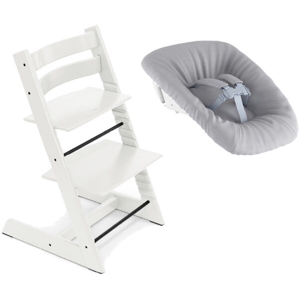 stokke promo tripp trapp con newborn set white