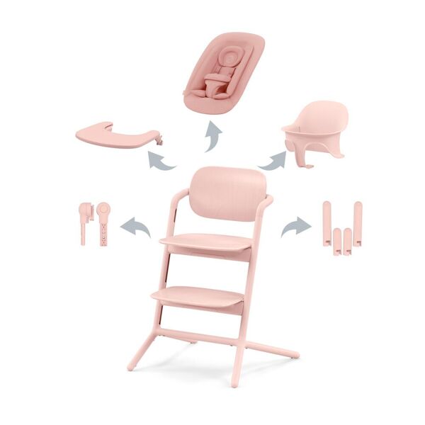 cybex gold seggiolone lemo 4 in 1 pearl pink