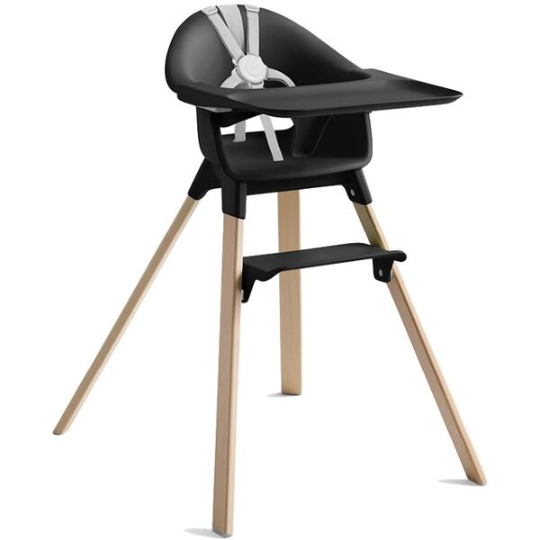 stokke clikk seggiolone black natural