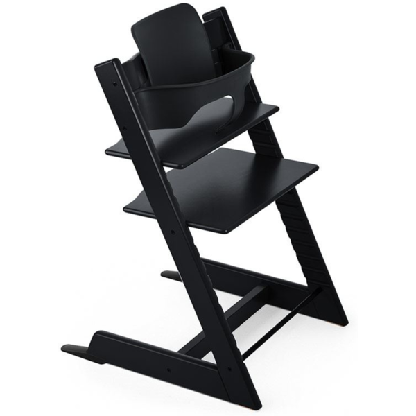 stokke promo tripp trapp con baby set black