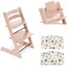 Stokke Promo Tripp Trapp con Cuscino e Baby Set Serene Pink - Soul System