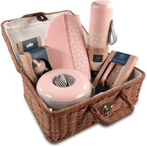 Mizu Baby Set Regalo Svezzamento Okayu Rosa