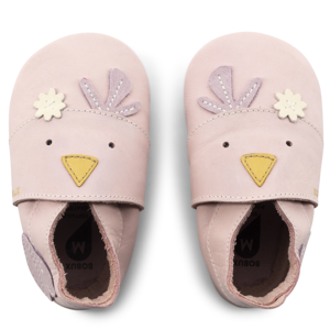 Bobux Scarpa Neonato Soft Sole Chickie Blossom L 15-27 Mesi