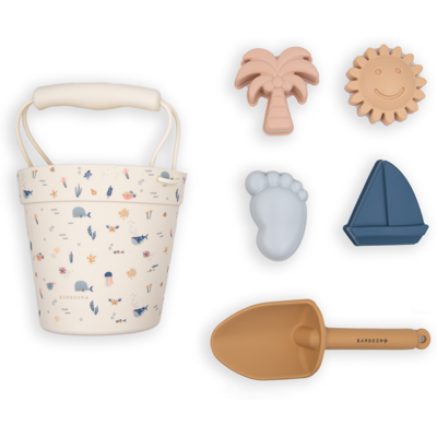 Bamboom Set Spiaggia in Silicone per Bambini Sealife Sealife Bamboom Set Spiaggia in Silicone per Bambini Sealife Sealife