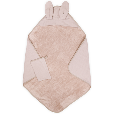 Bamboom Asciugamano neonato con Orecchie e Guanto Vintage Pink Vintage Pink Bamboom Asciugamano neonato con Orecchie e Guanto Vintage Pink Vintage Pink