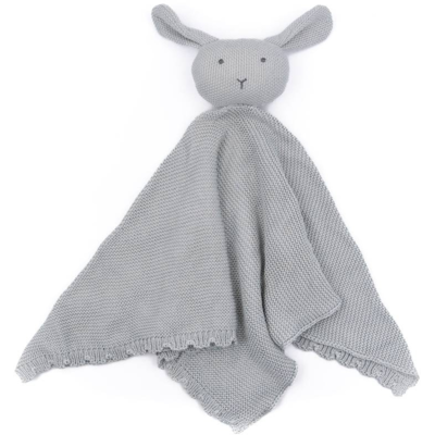 Bamboom Doudou in Maglia Coniglio Blu - Giocattolo neonato Bamboom Doudou in Maglia Coniglio Blu - Giocattolo neonato