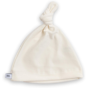 Bamboom Cappellino neonato con nodo Pure Panna