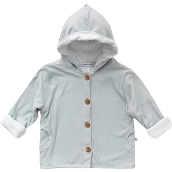 bamboom cardigan bambino con cappuccio pure azzurro taglia 6 mesi