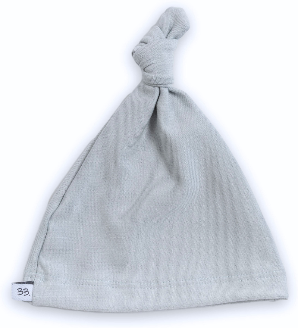 bamboom cappellino neonato con nodo pure azzurro