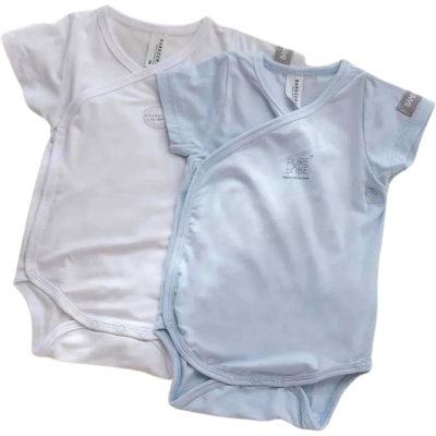Bamboom Body maniche corte 2 pz Azzurro e Bianco 12-18M 12-18M Bamboom Body maniche corte 2 pz Azzurro e Bianco 12-18M 12-18M