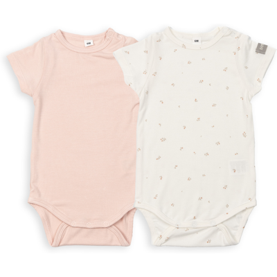 Bamboom Body maniche corte 2 pz Rosa e Tulips 9-12M 9-12M Bamboom Body maniche corte 2 pz Rosa e Tulips 9-12M 9-12M