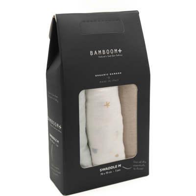 Bamboom Swaddle 3 pack 70x70cm Sealife Sealife Bamboom Swaddle 3 pack 70x70cm Sealife Sealife