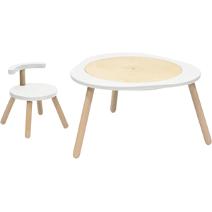 Stokke MuTable V2 Kit Sedia e Tavolo White