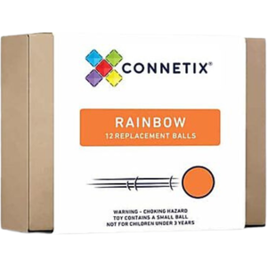 Connetix Palline Arcobaleno in Plastica 12 Pezzi