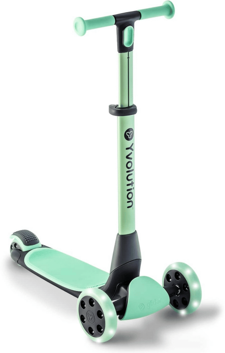 yvolution yglider nua monopattino per bambini verde