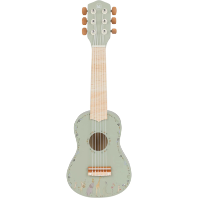 Little Dutch Chitarra in Legno Safari Friends Green Green Little Dutch Chitarra in Legno Safari Friends Green Green