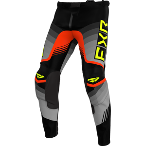 FXR Pantaloni Cross  Clutch PRO Grigio-Nuke-Fluo