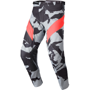 Alpinestars Pantaloni Cross  Racer Tactical Cast Camo Grigio-Rosso