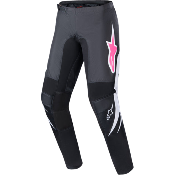 alpinestars pantaloni cross donna  stella fluid nero-bianco