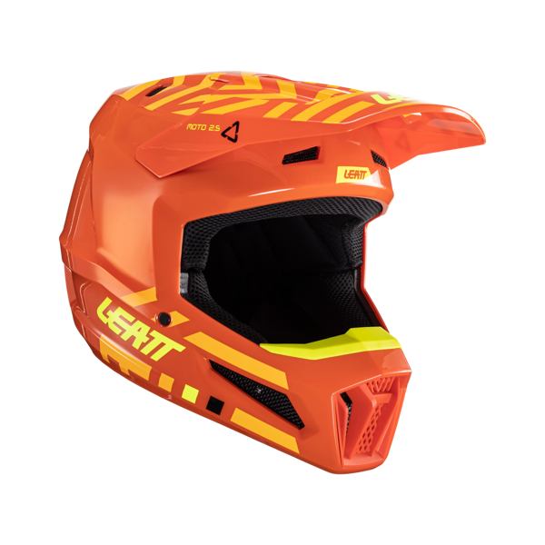 leatt casco cross  moto 2.5 v24 citrus