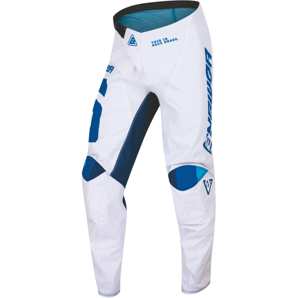 answer racing pantaloni cross bambino answer syncron cc blu-bianco