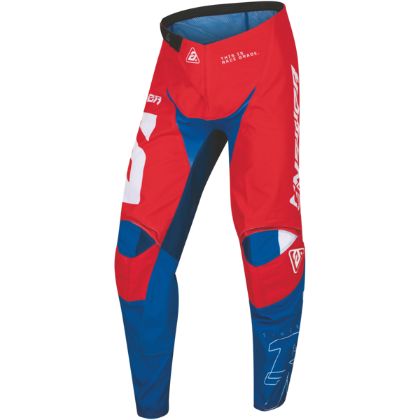 answer racing pantaloni cross bambino answer syncron cc rosso-bianco-blu