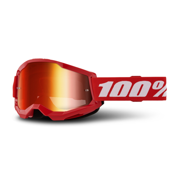 100% maschera cross  strata 2 rossa