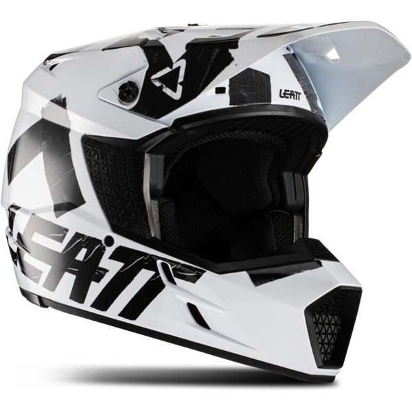 leatt casco cross  moto 3.5 v22 bianco