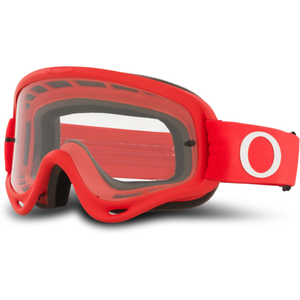 oakley maschera cross  o-frame® trasparente moto rossa