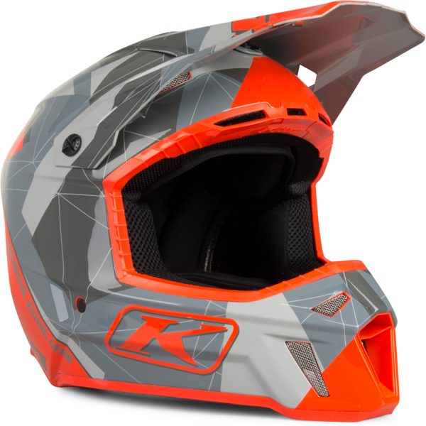 klim casco cross  f3 grigio-camo