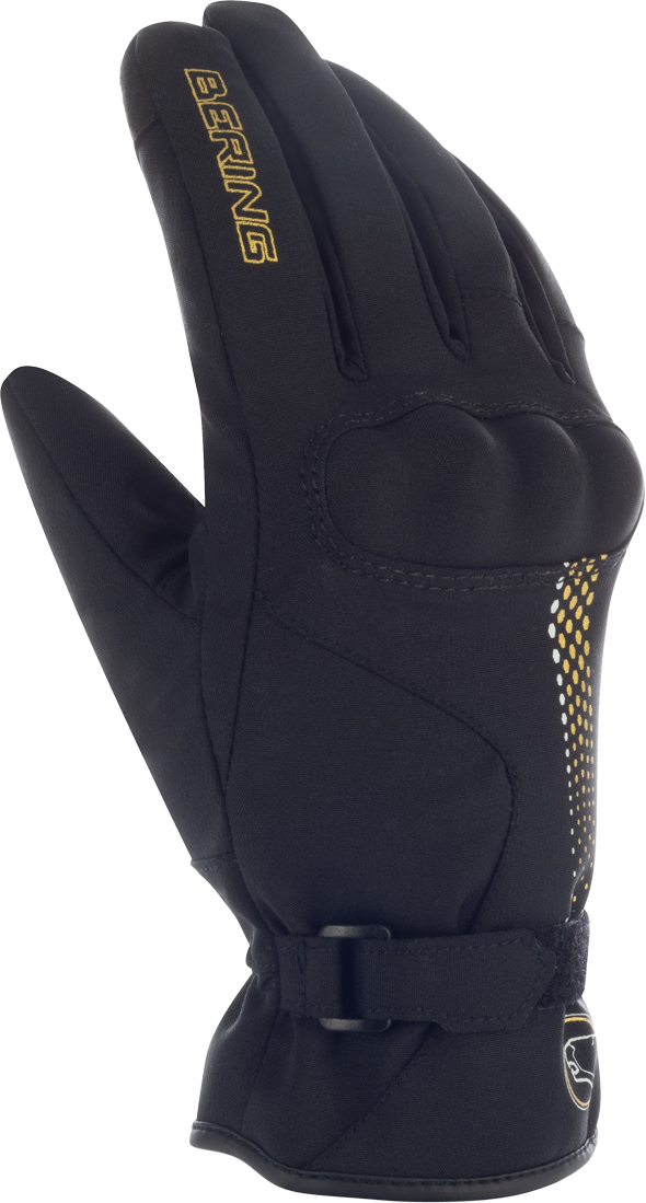 bering guanti moto donna  carmen nero-oro