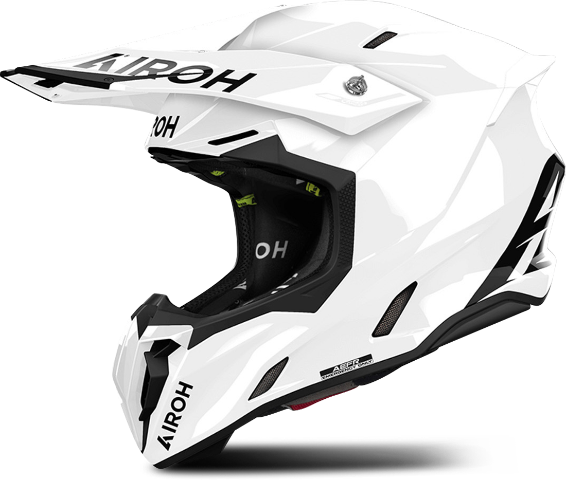 Airoh Casco Cross  Twist 3 Bianco Lucido