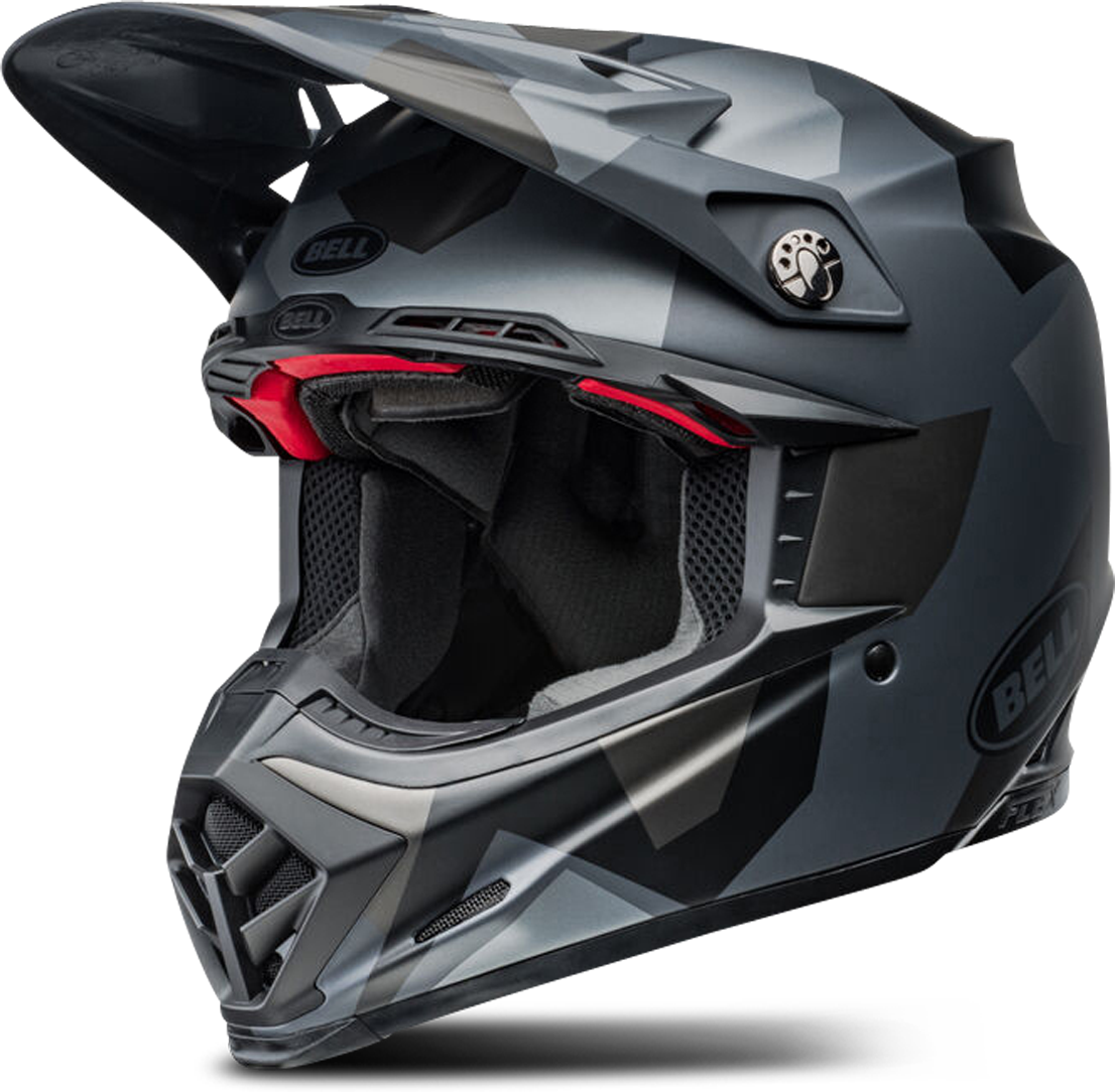 BELL Casco Cross  Moto-9S Flex Grigio Opaco-Camo