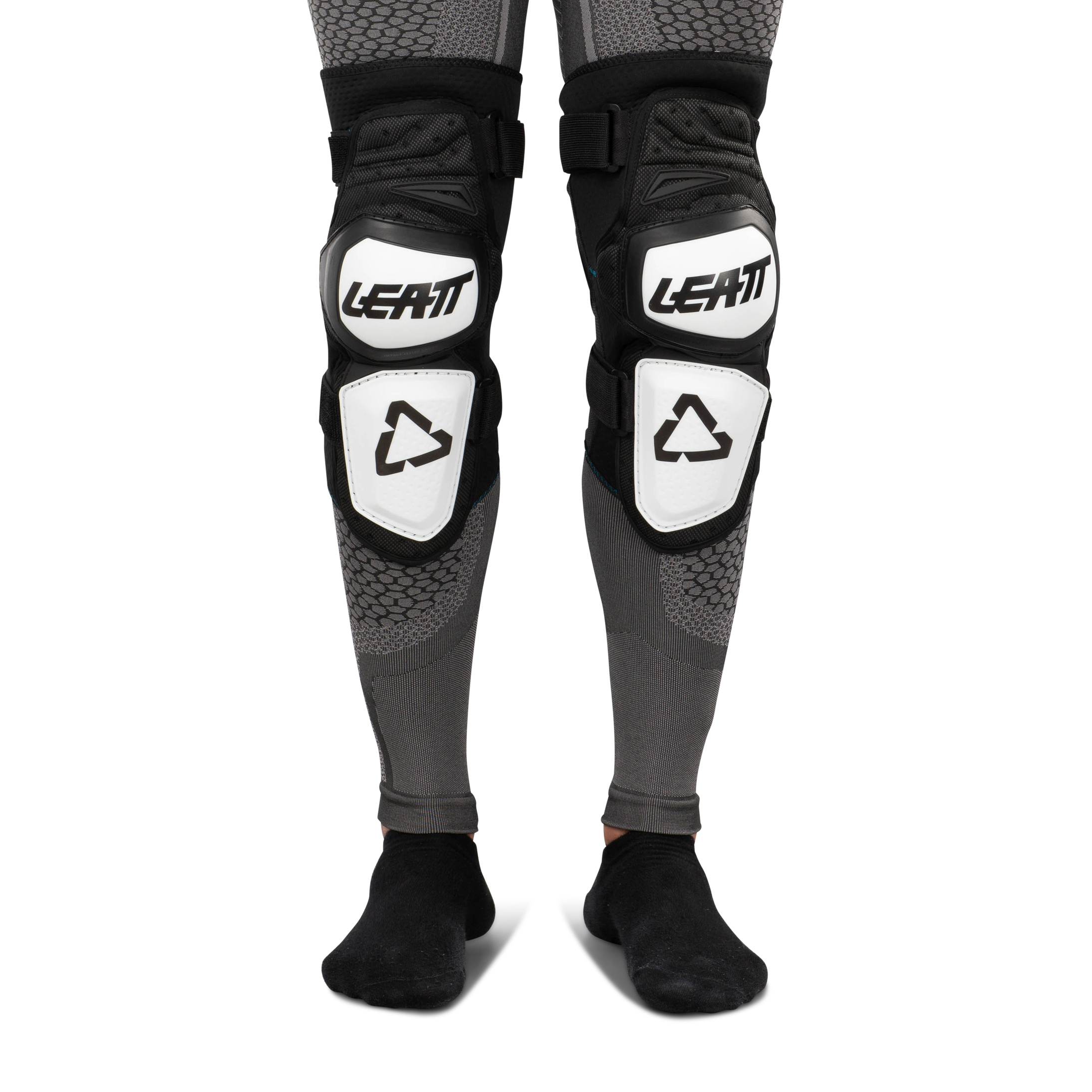 Leatt Ginocchiere  Enduro Bianco-Nero