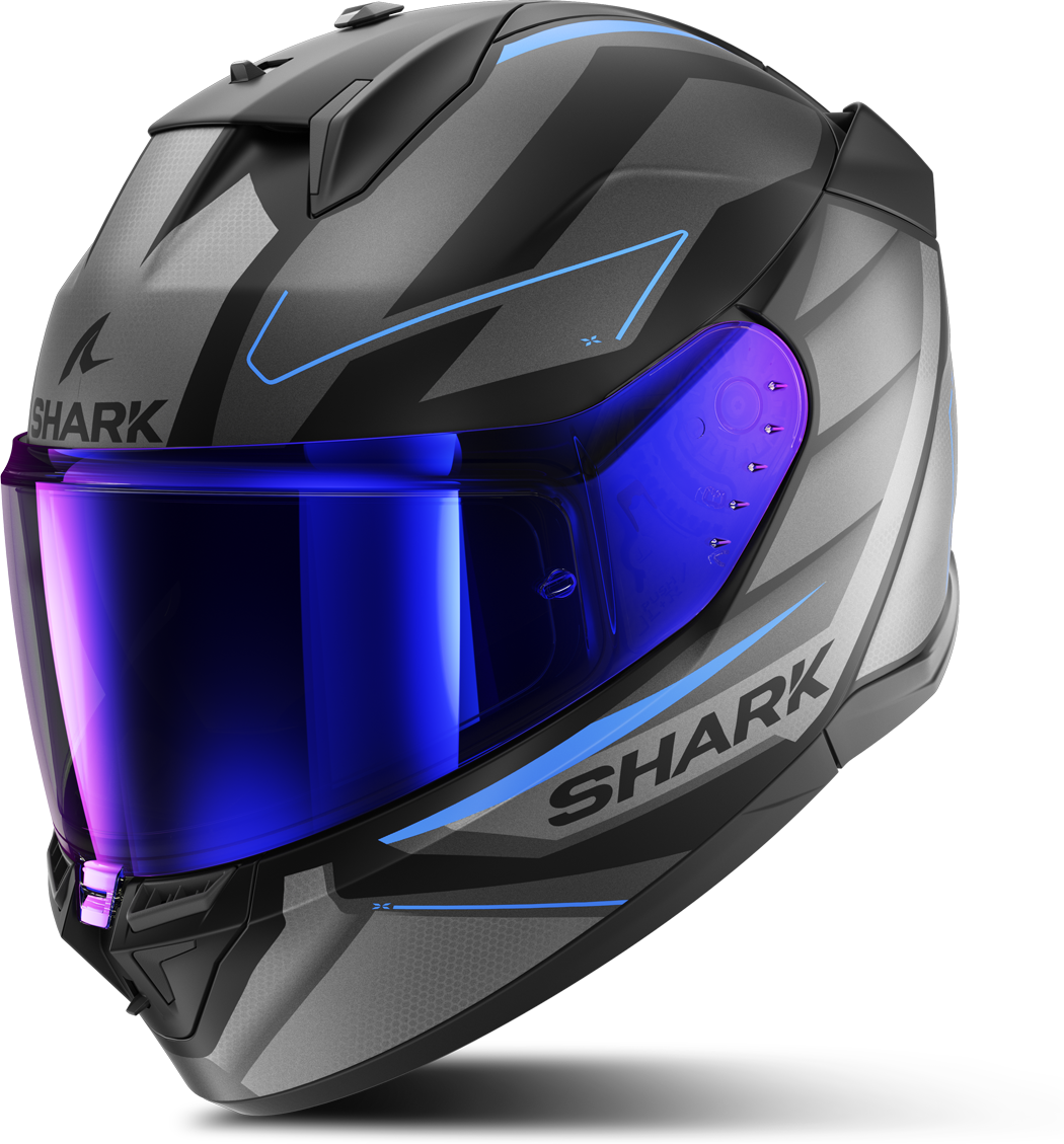 Shark Casco Integrale  D-Skwal 3 Sizler Mat Nero-Antracite-Blu