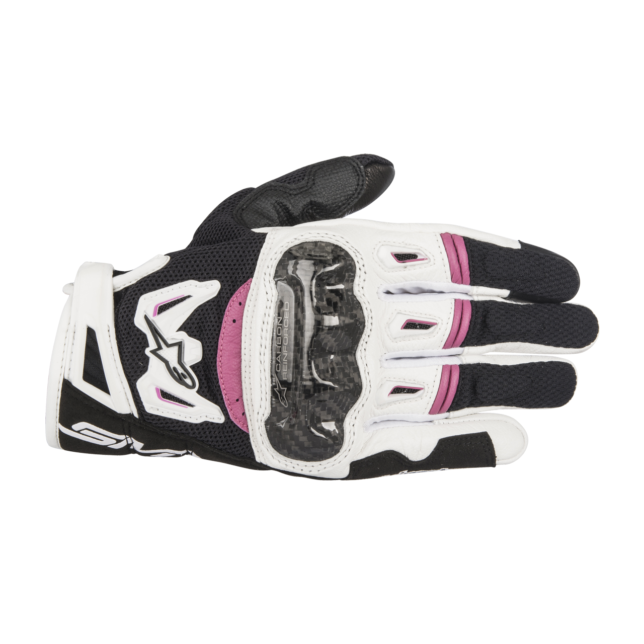 Alpinestars Guanti Donna  SMX-2 Air Carbon V2 Nero-Bianco