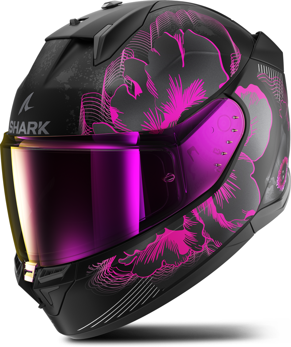 Shark Casco Integrale  D-Skwal 3 Mayfer Mat Nero-Viola-Antracite