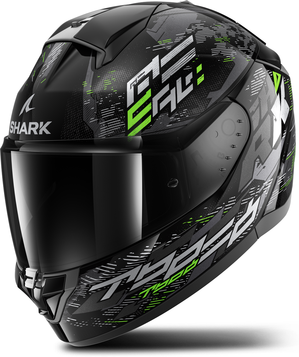 Shark Casco Integrale  Ridill 2 Molokai Nero-Argento-Blu