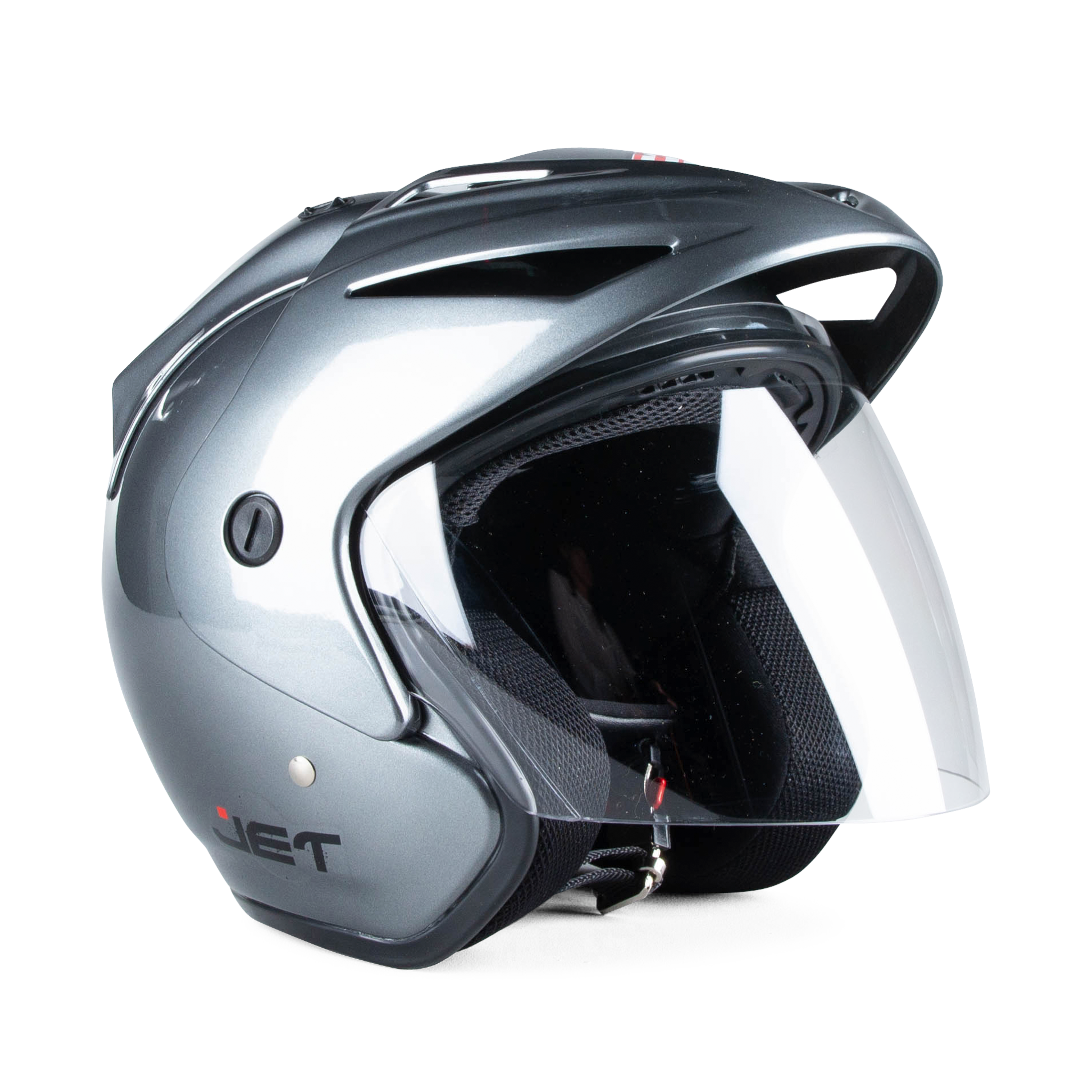 Shot Race Gear Casco Trial Shot Jet Uni Grigio