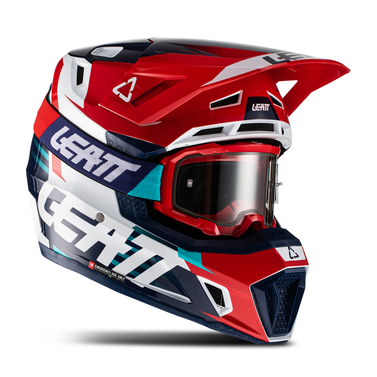 Leatt Casco Cross Moto 7.5 Kit Royal